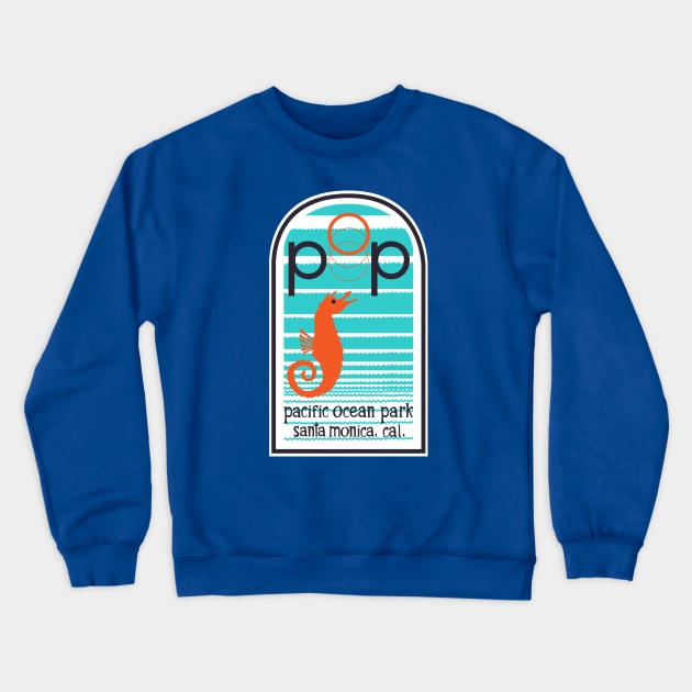 Pacific Ocean Park Crewneck Sweatshirt by Jimb Fisher Art